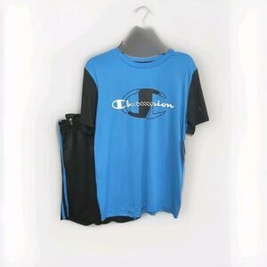 Nwt Boys Champion 2 Piece Shirt and Short Basketball Active Set SIze Large 12